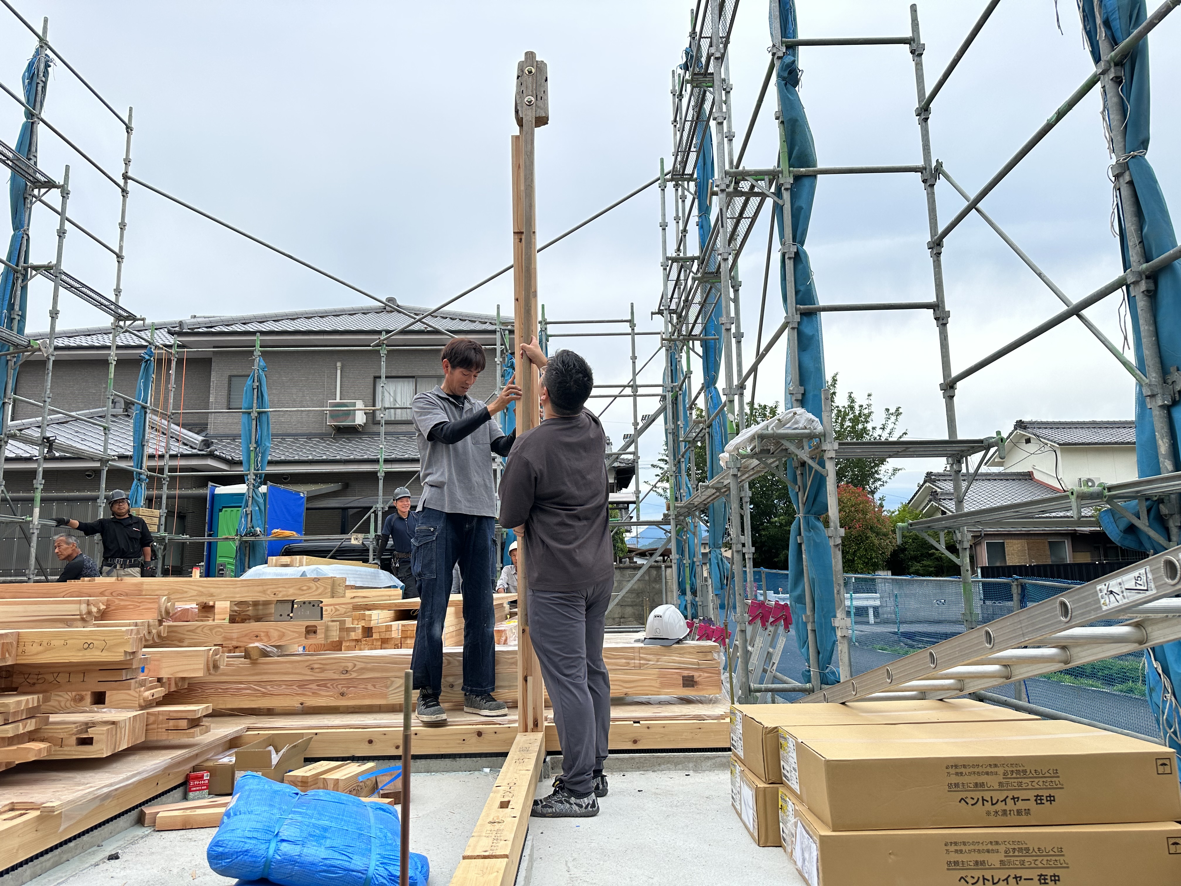 6月の上棟