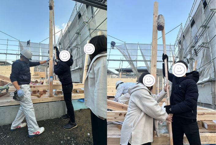 2月の上棟！