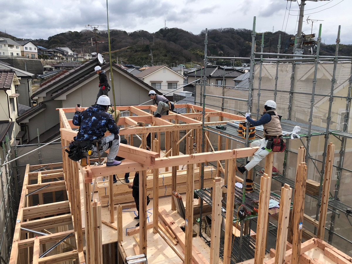 3月の上棟
