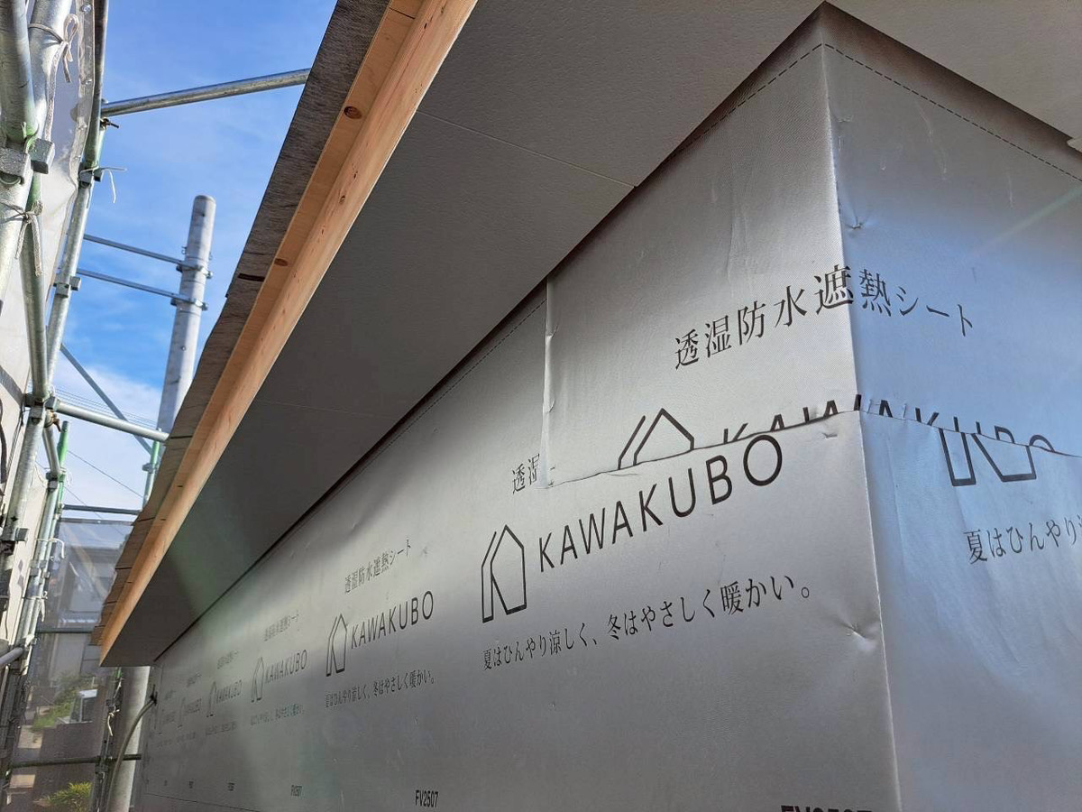 透湿防水シートのロゴデザインを新しくしました♪